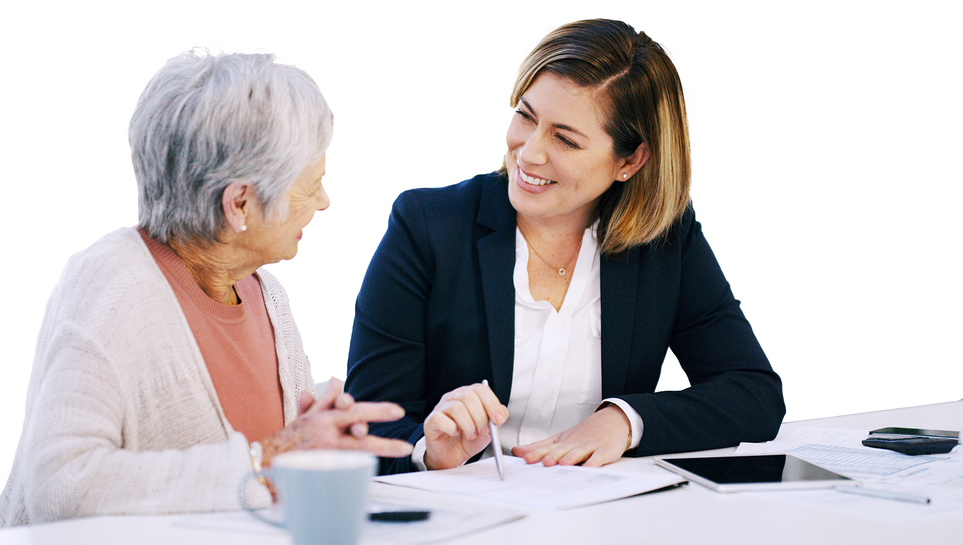 Southern Bank wealth management professional helping investor